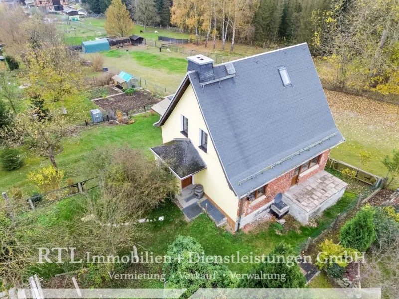 Ansicht - Haus kaufen in Remptendorf  - (A1493) Leben mit Weitblick: Ihr Zuhause am Rande der Natur