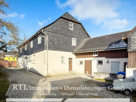 Außenansicht  - Haus kaufen in Remptendorf - Bauernhaus mit Scheune & landw. Flächen