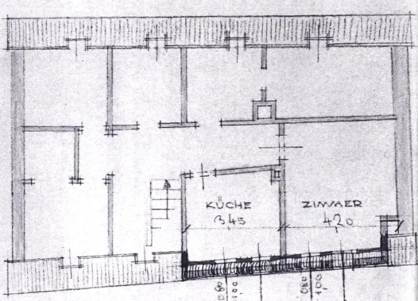 Grundriss WE 1 + 2 