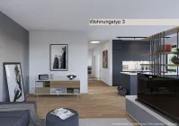 Visualisierung Wohnen Wohnungstyp 3