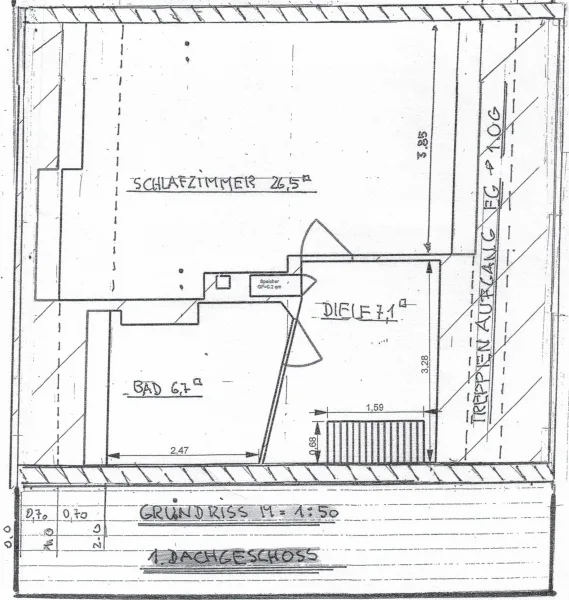 Grundrissplan DG