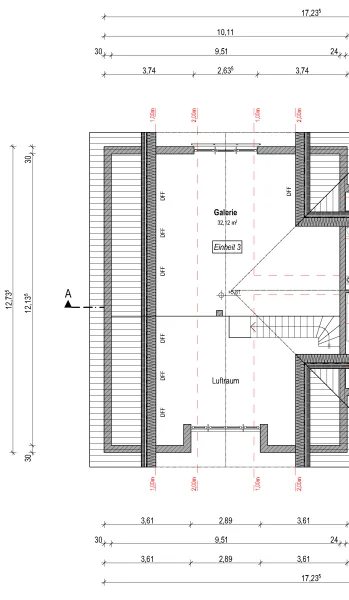 Grundrissplan Dachgeschoss