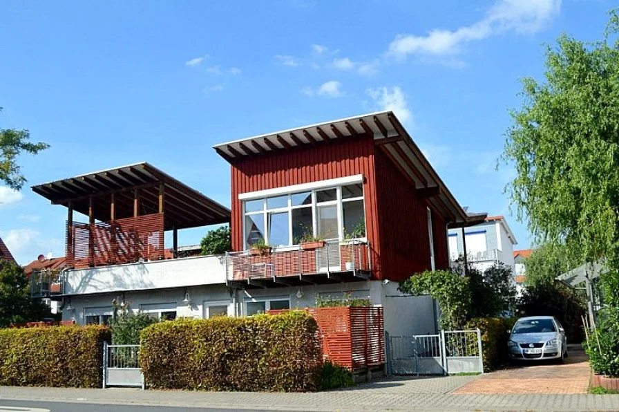 außergewöhnliches Architektenhaus - Haus kaufen in Riedstadt-Leeheim - Außergewöhnliche Architektur, in massiver Bauweise – das perfekte Zuhause für anspruchsvolle Käufer!