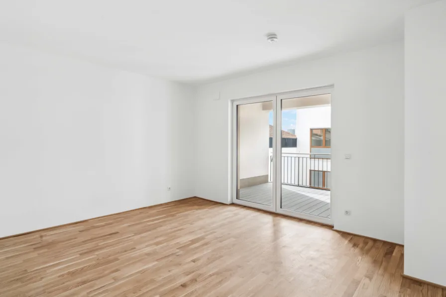 Referenz vom Projekt - Wohnung kaufen in Frankfurt - Neubau Erstbezug - 3-Zimmerwohnung mit Loggia