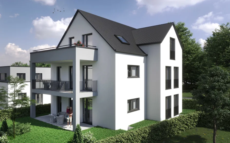 Visualisierung - Wohnung kaufen in Wiesbaden - Beeindruckende 5 Zimmer-Gartenwohnung mit 141m² Wohnfläche