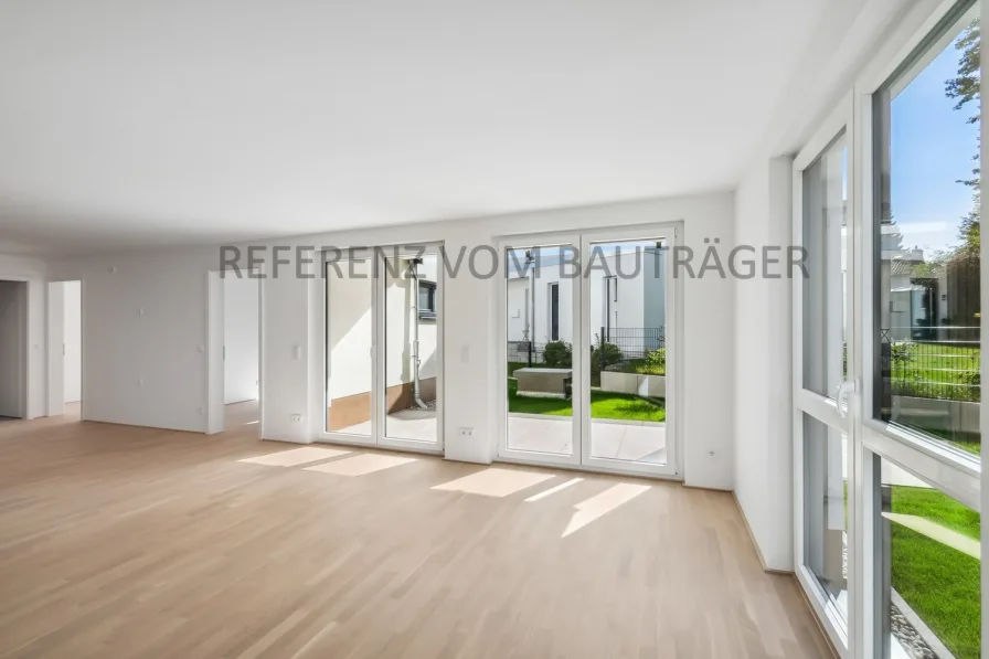 Referenz vom Bauträger - Wohnung kaufen in Flörsheim - Neubauprojekt - Moderne 3-Zimmerwohnung mit Garten
