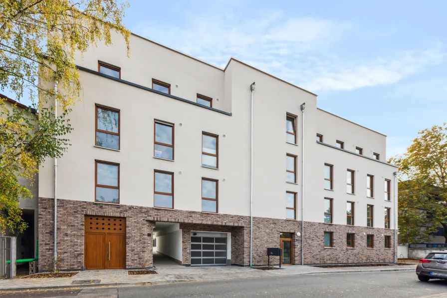 Außenansicht - Wohnung mieten in Frankfurt - Neubau Erstbezug - 2-Zimmerwohnung mit Loggia - Einbauküche optional