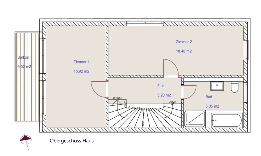 Grundriss OG H4