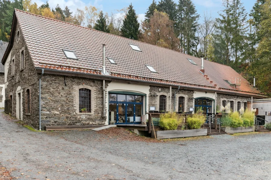 Außenansicht Taunatours - Haus kaufen in Schmitten - Einzigartiges Anlageensemble in geschichtsträchtigen Gebäuden