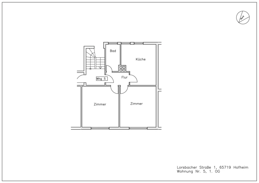 Grundriss WE 5