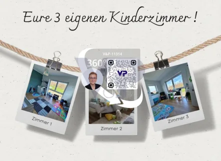 Eure 3 eigenen Kinderzimmer! - Haus kaufen in Gera - PROVISIONSFREI*: 3 Kinderzimmer warten auf euren Einzug!!!
