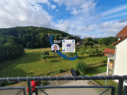 Balkonblick - Wohnung kaufen in Gera - PROVISIONSFREI*- der Blick... unbezahlbar!