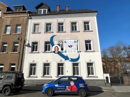 Außenansicht - Wohnung mieten in Weida - Schöner Ausblick inklusive!