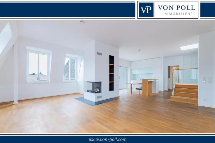 Titelbild-Logo - Wohnung kaufen in Frankfurt am Main - Stylische Penthousewohnung mit 360 Grad Skyline View