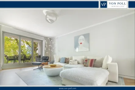 Titelbild-Logo - Wohnung kaufen in Frankfurt am Main - Großzügige Wohnung mit Terrassen, Lift und Stellplatz im Westend