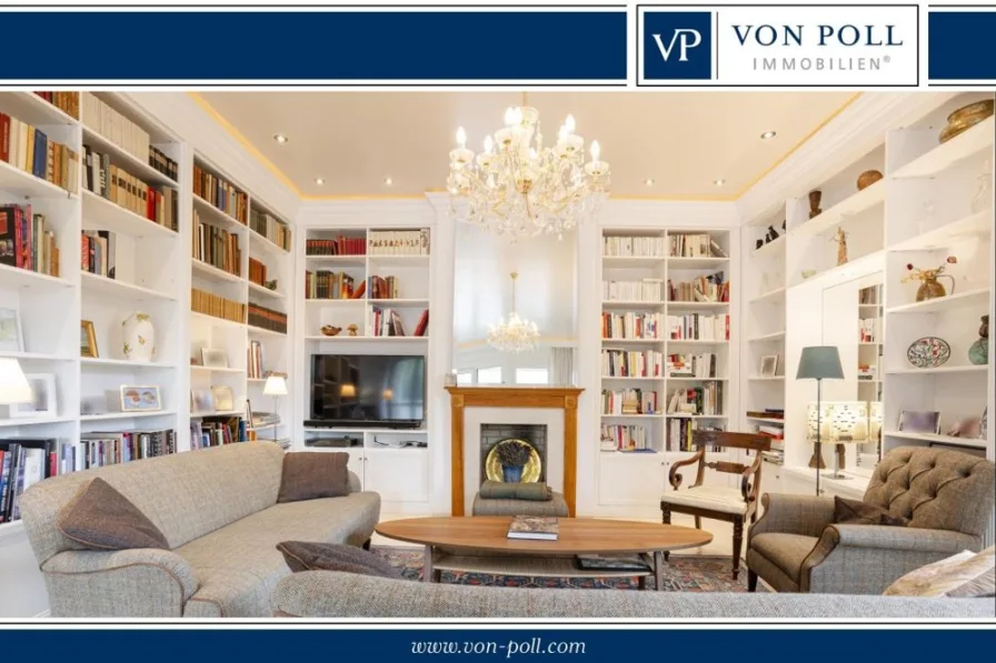 Titelbild-Logo - Wohnung kaufen in Frankfurt am Main - Luxuriöse Penthouse-Wohnung im Diplomatenviertel