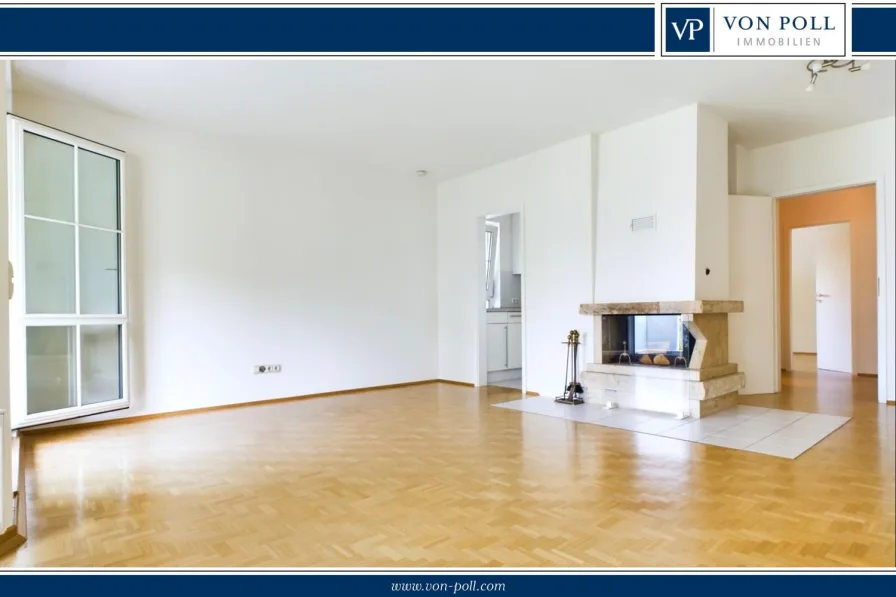 Titelbild-Logo - Wohnung kaufen in Frankfurt am Main - Gemütliche Wohnung mit Balkon, Kamin und Stellplatz im Diplomatenviertel