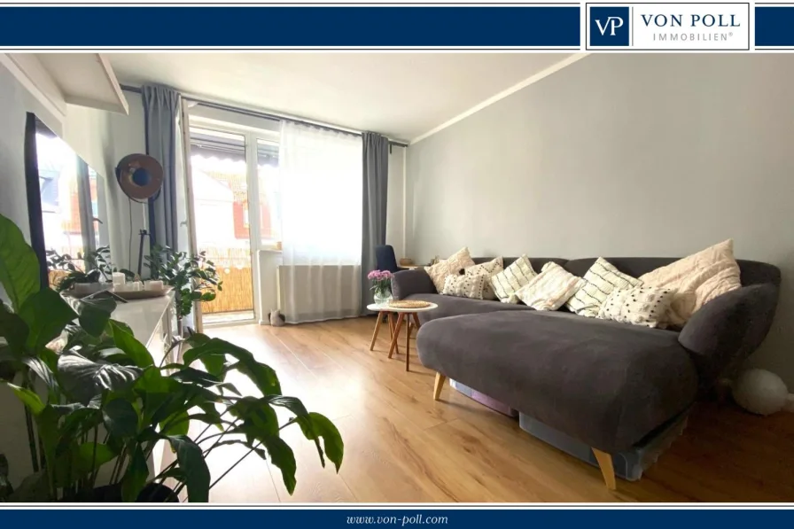 Titel-Logo - Wohnung kaufen in Frankfurt am Main - Attraktive Zwei-Zimmer-Wohnung mit Balkon in Top Lage