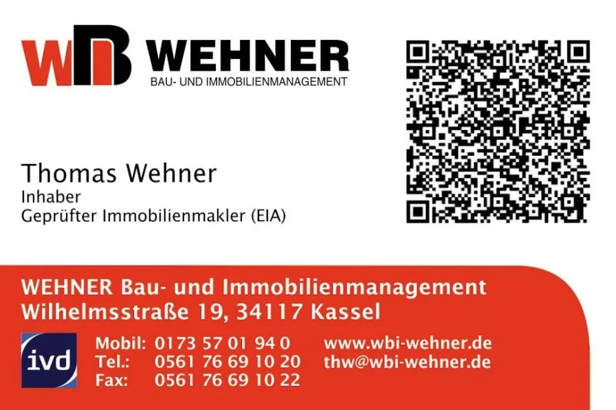 Kontakt: einfach QR-Code einscannen!