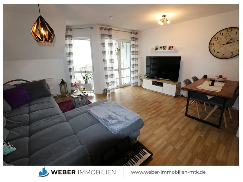 Wohnen_3 - Wohnung mieten in Flörsheim - Wohn-TRAUM mit SONNEN-Balkon und HELLEM Dusch- und Wannenbad