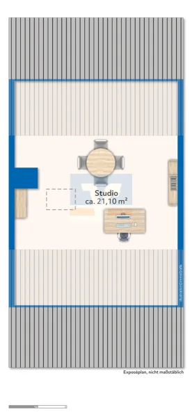 Grundriss Spitzboden