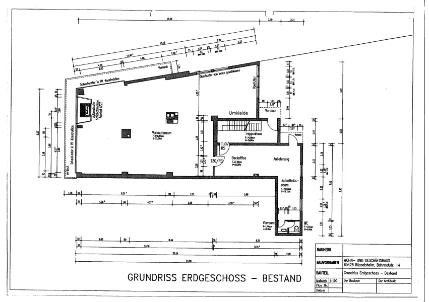 Grundriss Erdgeschoss