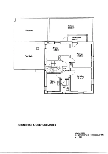 Grundriss 1. Obergeschoss