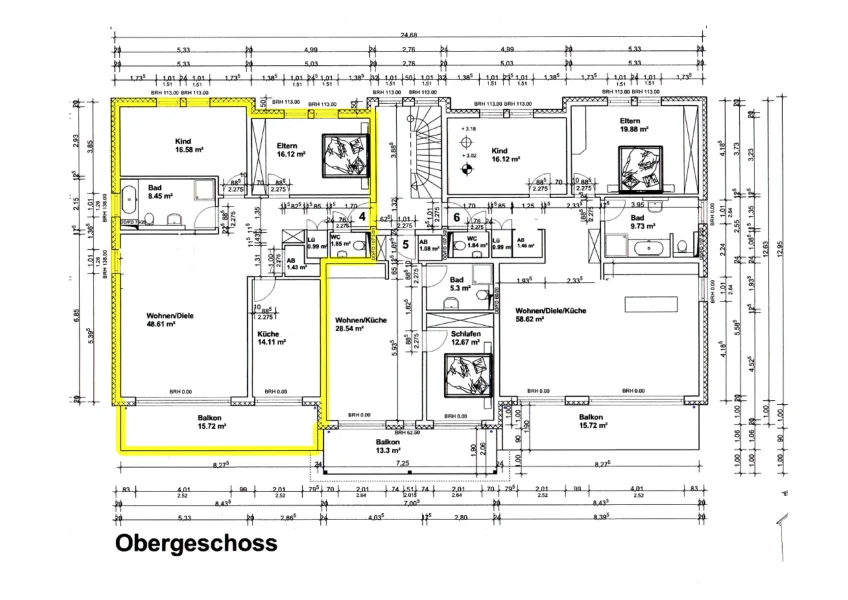 Grundriss OG Wohnung Nr. 4