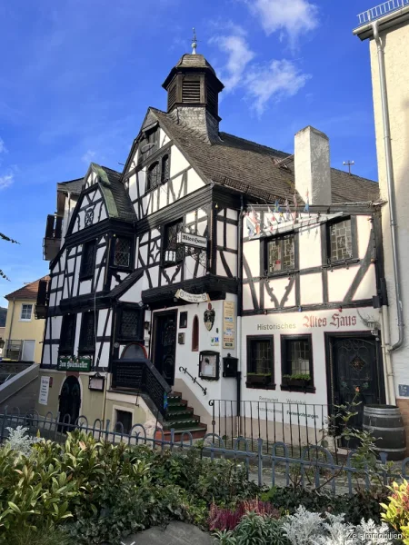 Außenansicht - Haus kaufen in Rüdesheim am Rhein / Assmannshausen - PREISREDUZIERUNG! Traditionsreiches 3-Sterne Hotel in Assmannshausen zu verkaufen