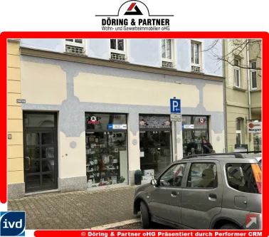 Ansicht Laden - Laden/Einzelhandel mieten in Gera - schmucker Laden oder Büro im Zentrum von Gera