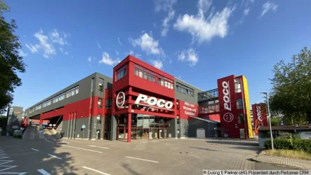 Vorderansicht Poco - Sonstige Immobilie mieten in Gera - Büroräume mit ausreichend PKW-Stellpätzen und guter Anbindung zum Stadtzentrum