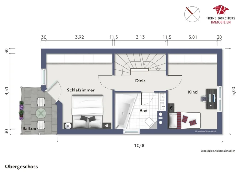 Grundriss - Obergeschoss