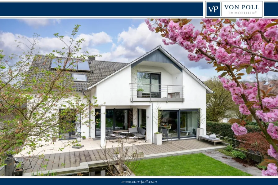Titelbild - Haus kaufen in Bielefeld - Bielefeld-Hoberge: freistehendes EFH | 250 m² Wfl | stilvoll modernisiert | TOP LAGE am Twellbachtal