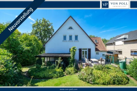 Titelbild - Haus kaufen in Bielefeld - Bielefeld-Heepen: historisches Wohnhaus im Ortskern mit viel Platz | 6,5 Zimmer | ca. 195 m² Wfl.