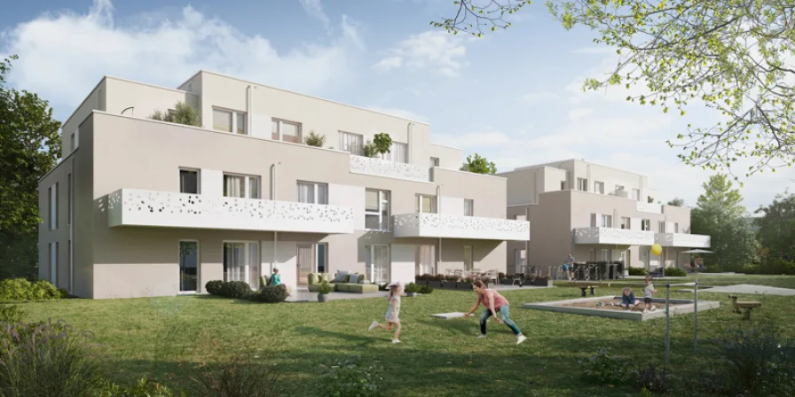  - Wohnung kaufen in Essen-Bochold - "Wohnen am Mühlenbach" -  2 - Raum Wohnung mit eigener Gartennutzung!
