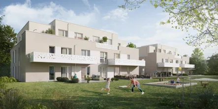  - Wohnung kaufen in Essen-Bochold - "Wohnen am Mühlenbach" -  2-5-Raum Wohnungen mit großzügigen Terrassen und teilweise Gartennutzung!