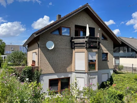 Gartenseite - Haus kaufen in Wendelsheim - 30 Minuten bis Mainz # freistehendes Wohnhaus mit großem Garten