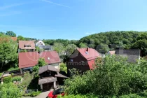 Ausblick aus Schlafzimmer