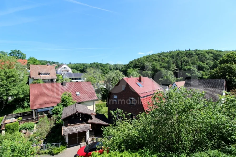 Ausblick aus Schlafzimmer