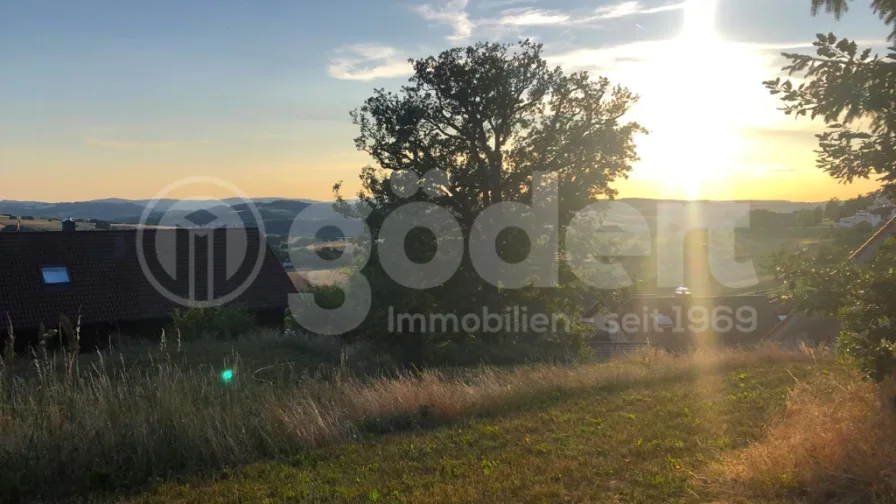 Ausblick vom Garten