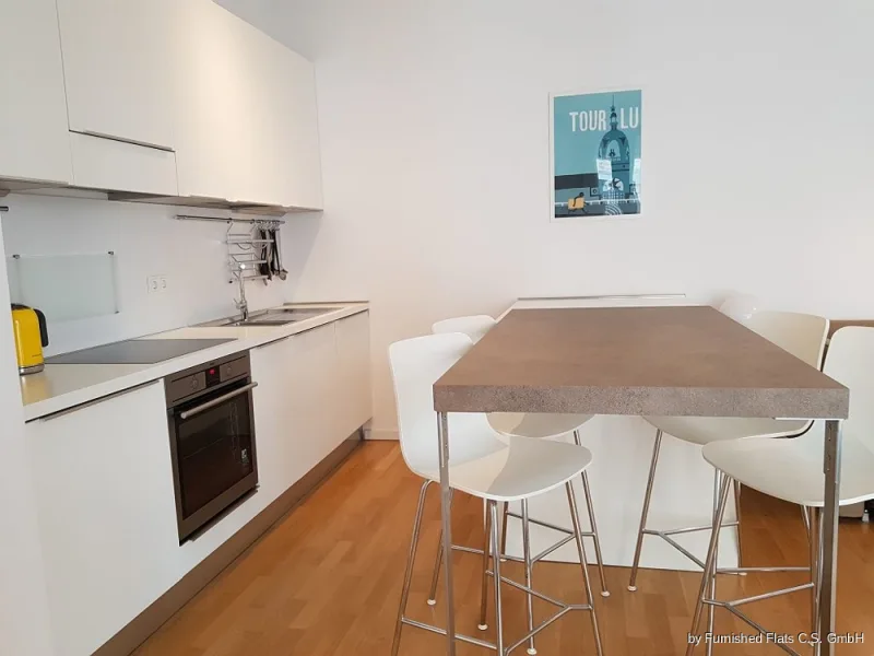 FF Kastanienallee Küche2 - Wohnung mieten in Berlin - Mitte: Großzügiges Apartment in moderner Anlage