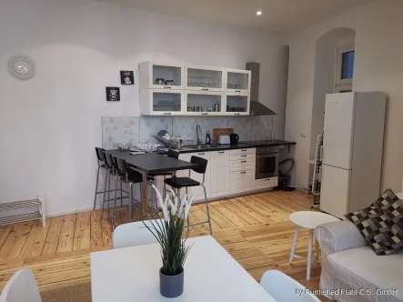 FF Arco Küche - Wohnung mieten in Berlin - Comfortable flat with 2 bedrooms near Schloss Charlottenburg and Spree