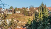 Fotografie mit dem Teleobjektiv vom Lainerbuckel aus