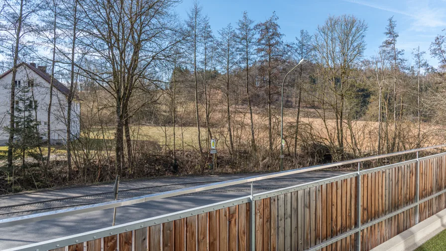 Aussicht vom Südwest-Balkon