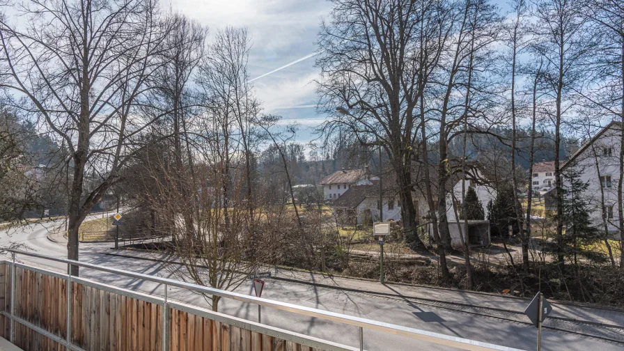 Aussicht vom Südwest-Balkon