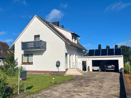 Außenansicht - Haus kaufen in Rahden - Einfamilienhaus für die kleine Familie in ruhiger Lage von Rahdeni