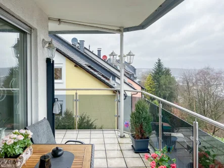 Eckbalkon mit toller Aussicht - Wohnung mieten in Gevelsberg - Mit Blick ins Grüne: Wohnen mit besonderer Aussicht, idealer Aufteilung und Tiefgaragenstellplatz!