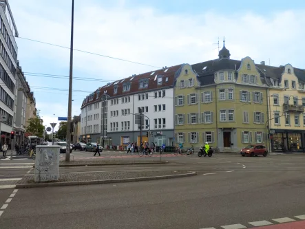 Außenansicht - Büro/Praxis mieten in Freiburg im Breisgau / Wiehre - Freiburg - zentral gelegene Büroetage - gegenüber der Johanneskirche - 220 qm