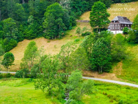 Wohnen im Grünen - Haus kaufen in Furtwangen im Schwarzwald / Hexenloch - Großzügiges Schwarzwaldhaus in herrlicher Lage mit Blick ins Grüne