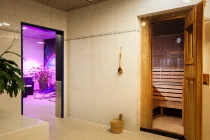 Sauna im Wellnessbereich